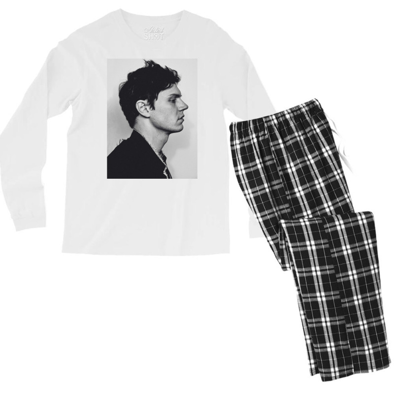 Evan Peters Men's Long Sleeve Pajama Set | Artistshot