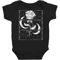 Flower Rose Moon T Shirt Baby Bodysuit | Artistshot