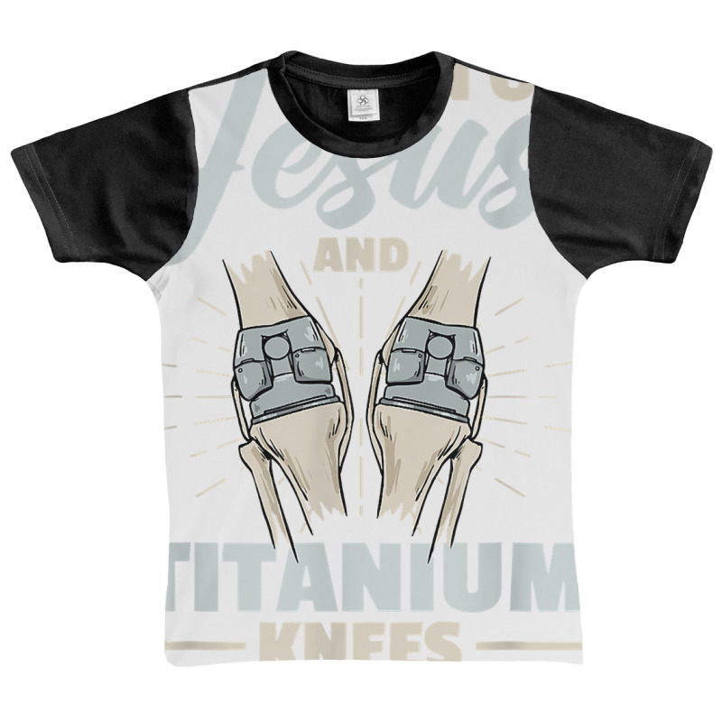 I Run On Jesus And Titanium Knees Design T Shirt Graphic Youth T-shirt | Artistshot