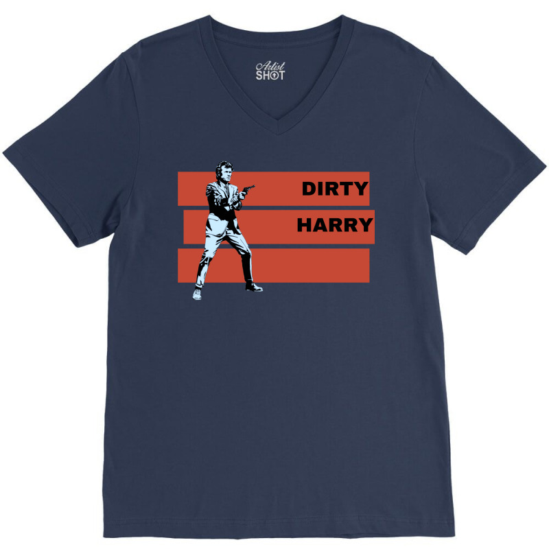 Dirty Harry4 V-Neck Tee by cujiaouridap | Artistshot