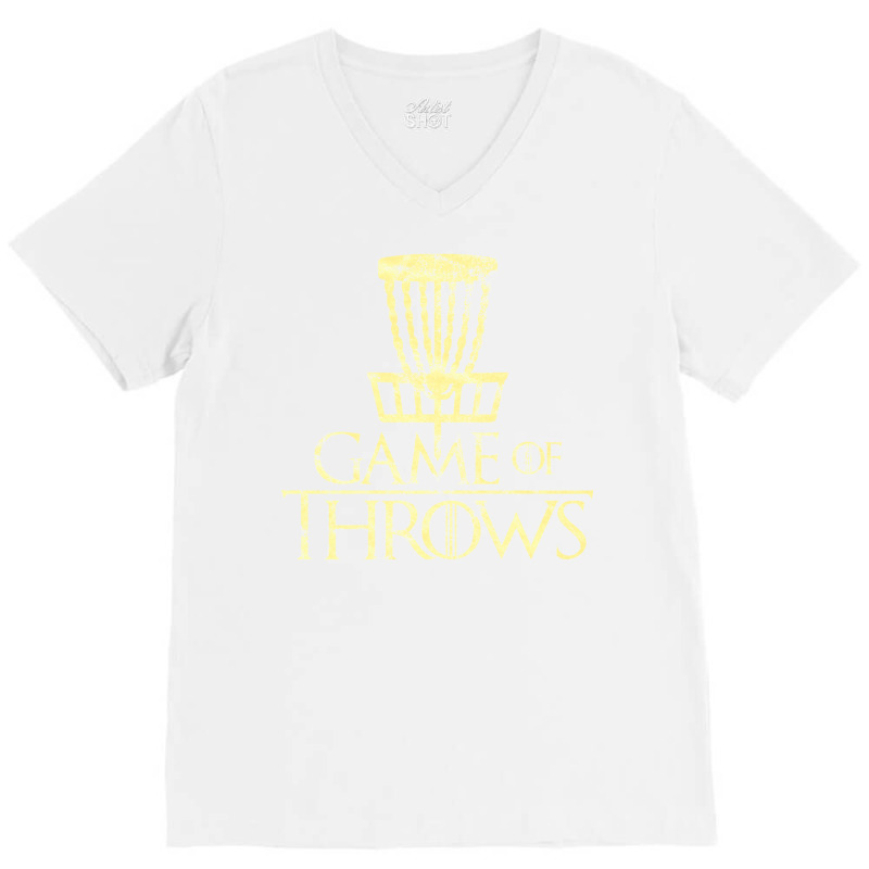 Game Of Throws Funny Disc Golf Gift V-neck Tee | Artistshot