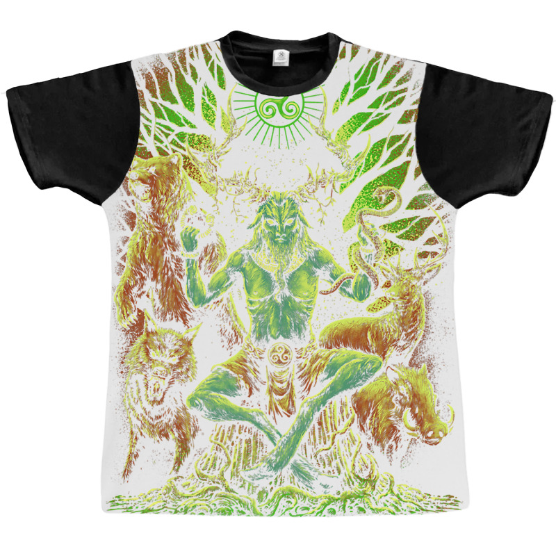 Celtic Pagan Cernunnos Irish Scottish Mythology Pr Graphic T-shirt by saterseim | Artistshot