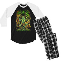 Celtic Pagan Cernunnos Irish Scottish Mythology Pr Men's 3/4 Sleeve Pajama Set | Artistshot