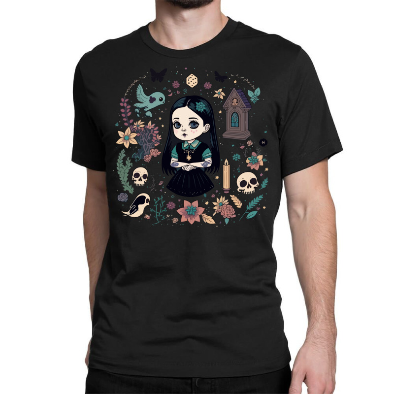 Girl   Wednesdays   Vector Art Classic T-shirt | Artistshot