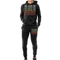 Gladwin Michigan Gladwin Mi Retro Vintage Text Tan Hoodie & Jogger Set | Artistshot