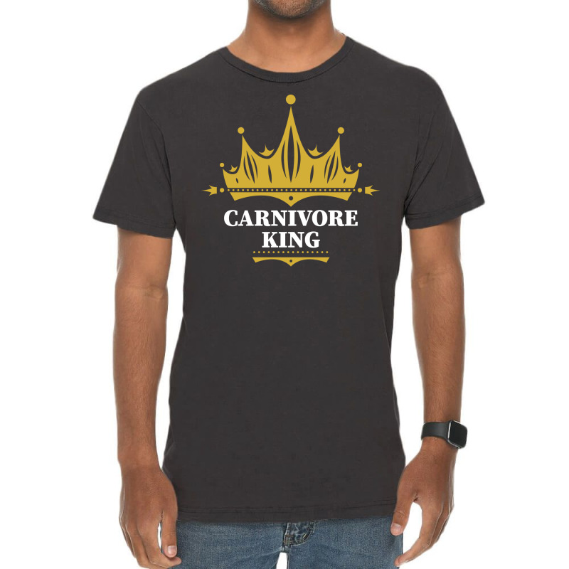 Carnivore King Meat Lover Bbq Pit Master Rancher H Vintage T-Shirt by raginmanerys | Artistshot