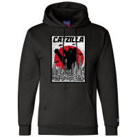 Catzilla 1 Champion Hoodie | Artistshot