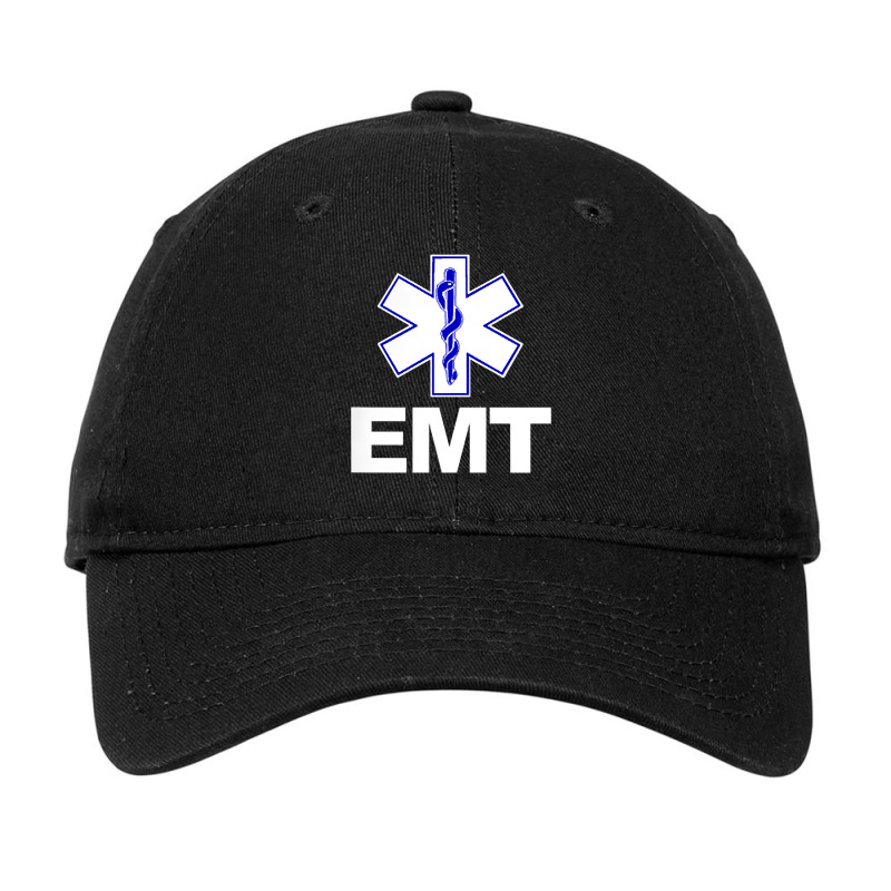 Emt Emergency Medical Technician Uniform Firts Aid Adjustable Cap | Artistshot