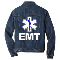 Emt Emergency Medical Technician Uniform Firts Aid Men Denim Jacket | Artistshot