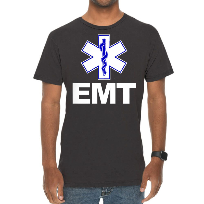 Emt Emergency Medical Technician Uniform Firts Aid Vintage T-shirt | Artistshot