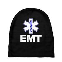 Emt Emergency Medical Technician Uniform Firts Aid Baby Beanies | Artistshot