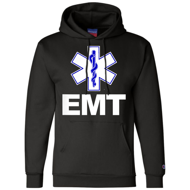 Emt Emergency Medical Technician Uniform Firts Aid Champion Hoodie | Artistshot