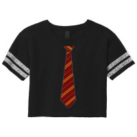 Red And Yellow Tie 28 Scorecard Crop Tee | Artistshot