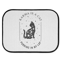 Karma Is A Cat Purring In My Lap T Shirt Rear Car Mat | Artistshot