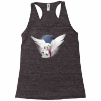 Snowy White Owl 12 Racerback Tank | Artistshot