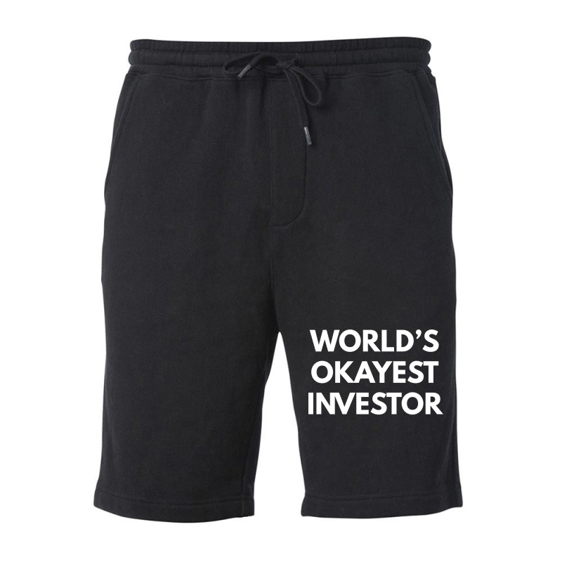 Worlds Okayest Investor Vintage Fleece Short by tarokbuldog5 | Artistshot