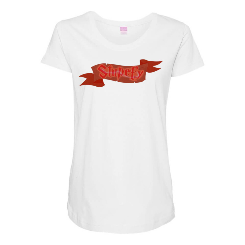 Stupefy 1 Maternity Scoop Neck T-shirt by squibbvossen6 | Artistshot