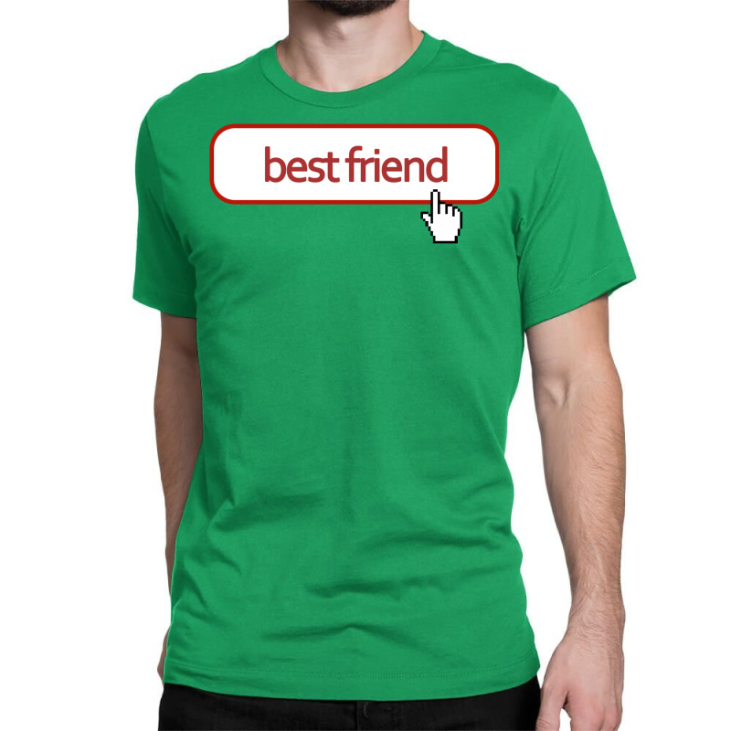 Best Friend Click The Button Classic T-shirt by winkleslifkos | Artistshot