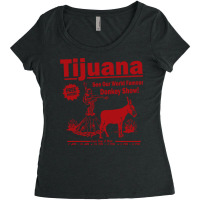 Funny Shirt   Tijuana Donkey Show Women's Triblend Scoop T-shirt | Artistshot