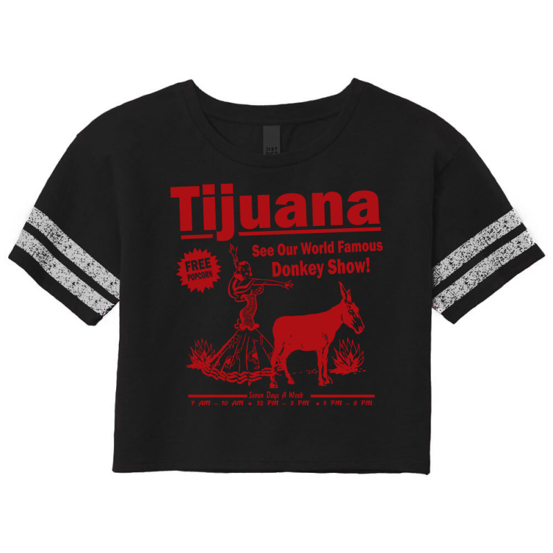 Funny Shirt   Tijuana Donkey Show Scorecard Crop Tee by linggburdenp | Artistshot