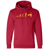 Evolution Of A Guitar Player Champion Hoodie | Artistshot