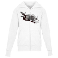 P 47 Thunderbolt Warbird Warplane Aircraft T Shirt Youth Zipper Hoodie | Artistshot