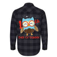 Cute Owl 100th Day Of School 100 Days Smarter Tee Flannel Shirt | Artistshot