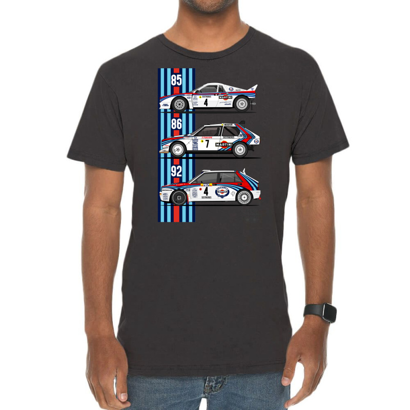 Lancia Martini Trio Vintage T-Shirt by caplessoroan | Artistshot