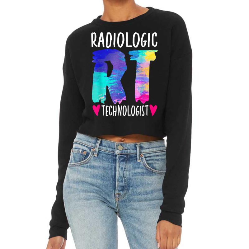 Colorful Radiologic Technologist Rt Radiology X Ra Cropped Sweater by chomibe | Artistshot