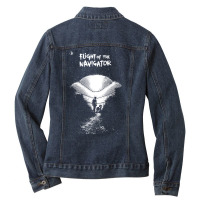 Flight Of The Navigator Ladies Denim Jacket | Artistshot