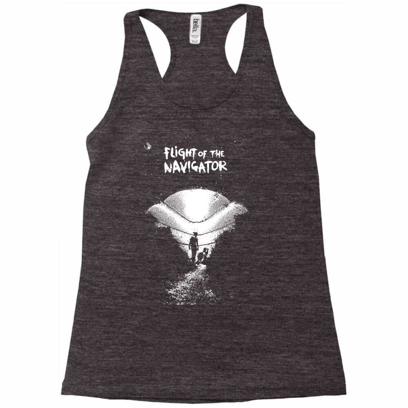 Flight Of The Navigator Racerback Tank by askviglafayg | Artistshot