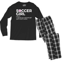 Soccer Girl Definition T Shirt Men's Long Sleeve Pajama Set | Artistshot