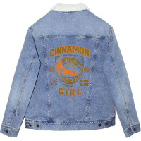 Cinnamon Girl Unisex Sherpa-lined Denim Jacket | Artistshot