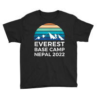 Mt. Everest Base Camp Trek 2022 For Mountain Lover Youth Tee | Artistshot