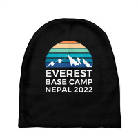 Mt. Everest Base Camp Trek 2022 For Mountain Lover Baby Beanies | Artistshot