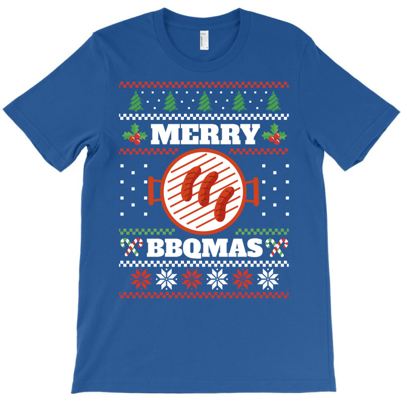 Merry Bbqmas Grill Christmas Meat Food Girl T-Shirt by raginmanerys | Artistshot