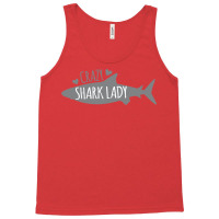 Crazy Shark Lady Tank Top | Artistshot