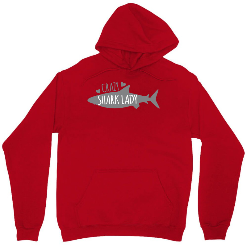 Crazy Shark Lady Unisex Hoodie by winkleslifkos | Artistshot