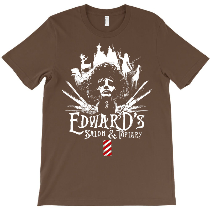 Edward's Salon And Topiary   Edward Scissorhands T-Shirt by filesphomp | Artistshot