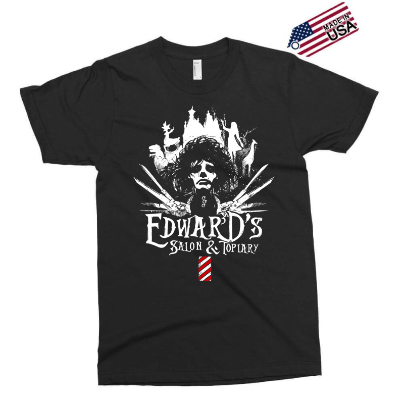 Edward's Salon And Topiary   Edward Scissorhands Exclusive T-shirt by filesphomp | Artistshot