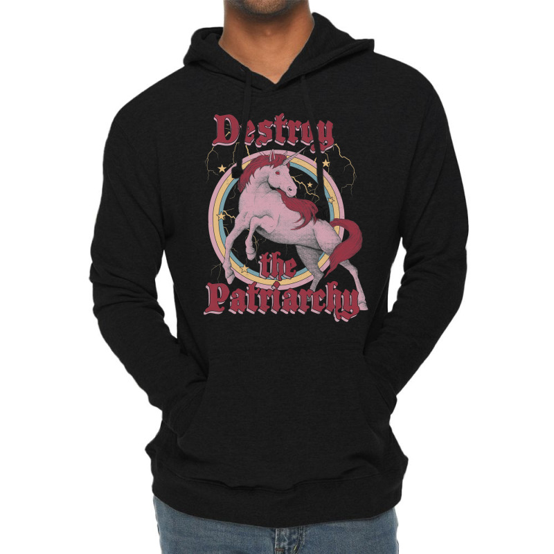 Destroy The Patriarchy Lightweight Hoodie | Artistshot