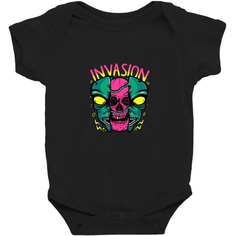 Invasion Tee I Want To Believe Baby Bodysuit by BLACKSTONE | Artistshot