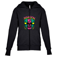 Invasion Tee I Want To Believe Youth Zipper Hoodie | Artistshot