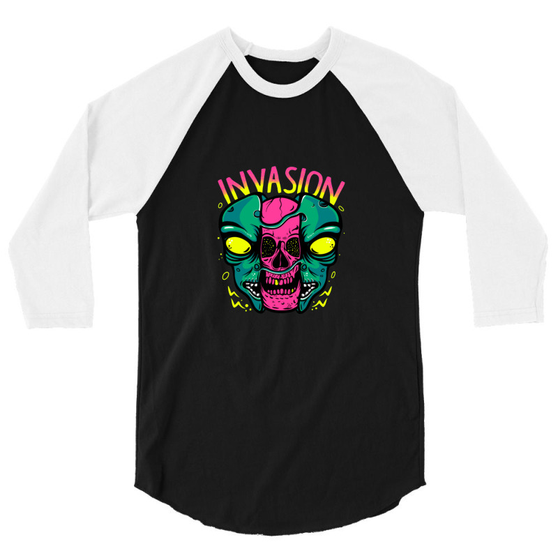 Invasion Tee I Want To Believe 3/4 Sleeve Shirt | Artistshot