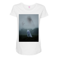 Ghost Maternity Scoop Neck T-shirt | Artistshot