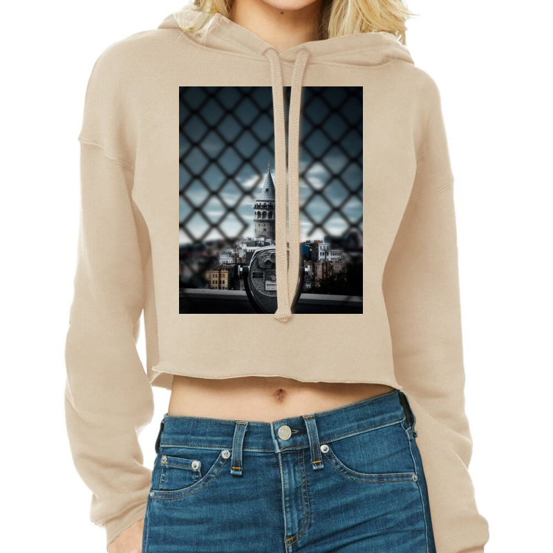 Istanbul Cropped Hoodie by omerpsd | Artistshot