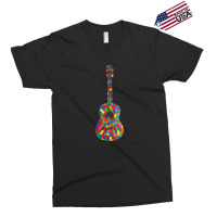 Classical Guitar Colorful Texture Exclusive T-shirt | Artistshot