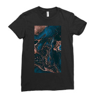 Frat, Adorable, Common, K, P, Water, Funny, Black, Watercolor, Blue Ladies Fitted T-shirt | Artistshot