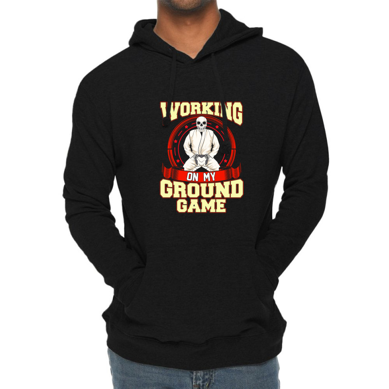 Funny Cool Ground Game Fighter Judo Skull Fight Sp Lightweight Hoodie by CindyAlford | Artistshot