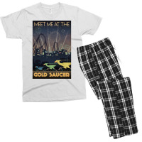 Final Fantasy Vii Gold Saucer Travel Poster Men's T-shirt Pajama Set | Artistshot